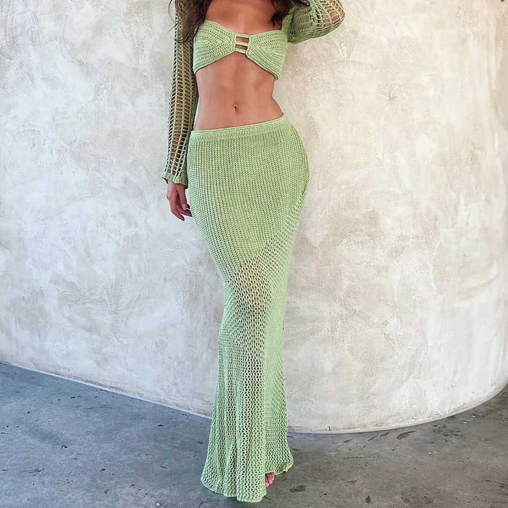 Tiger Mist Crochet Skirt